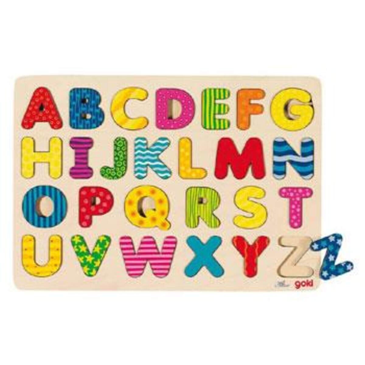 goki Steck-Puzzle Alphabetpuzzle, 26 Teile