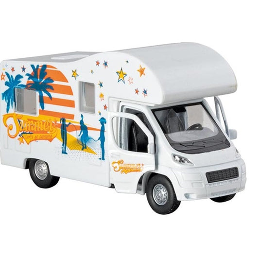 goki Wohnmobil aus Spritzguss/Kunststoff, L= 12 cm, 3-fach sortiert