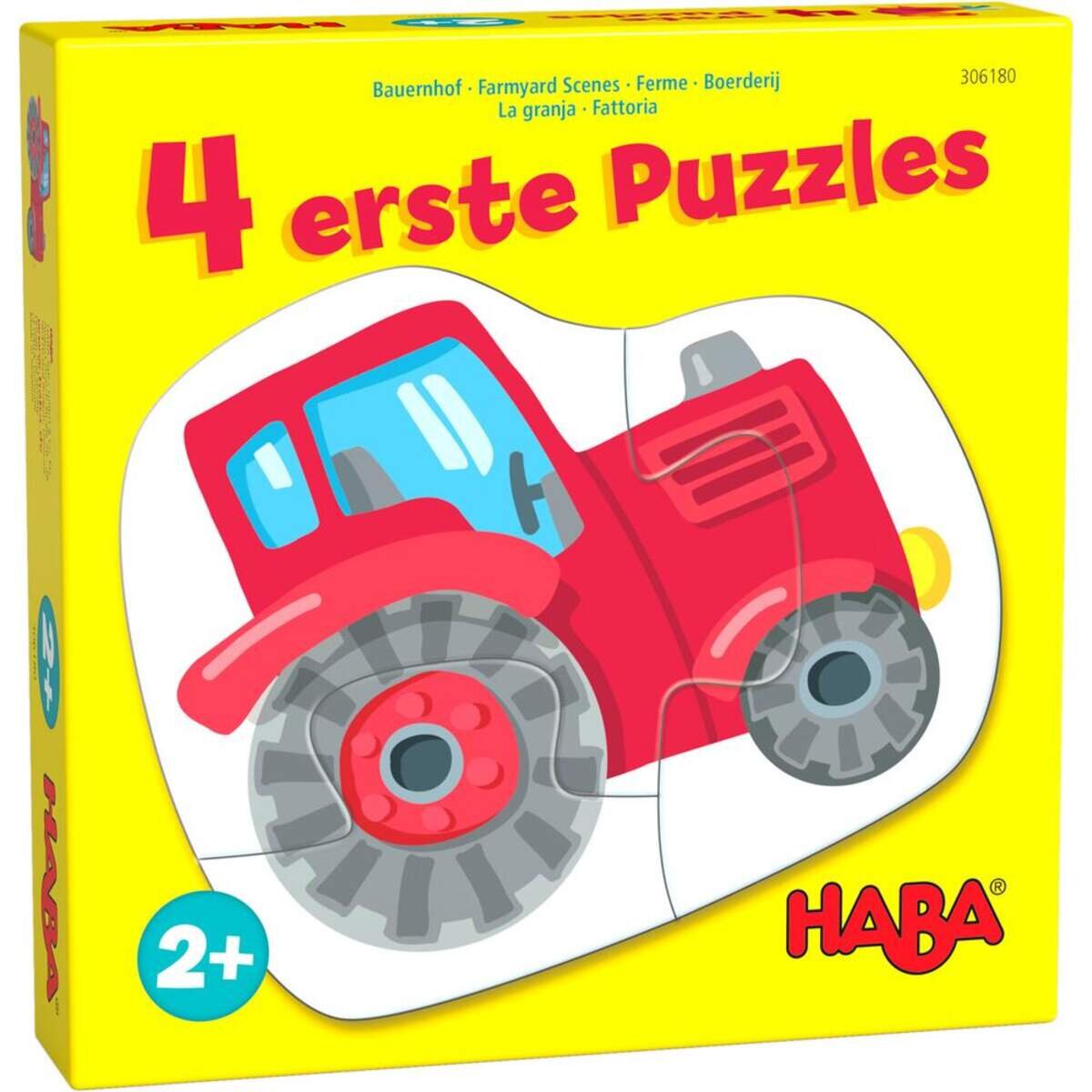 HABA 306180 4 erste Puzzles Bauernhof