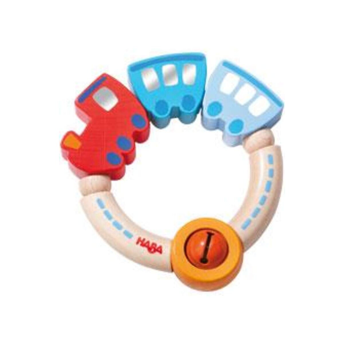 HABA 3871 Greifling Holz Bimmelbahn mit