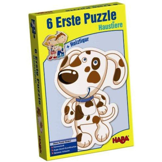HABA 3902 6 Erste Puzzle, Haustiere