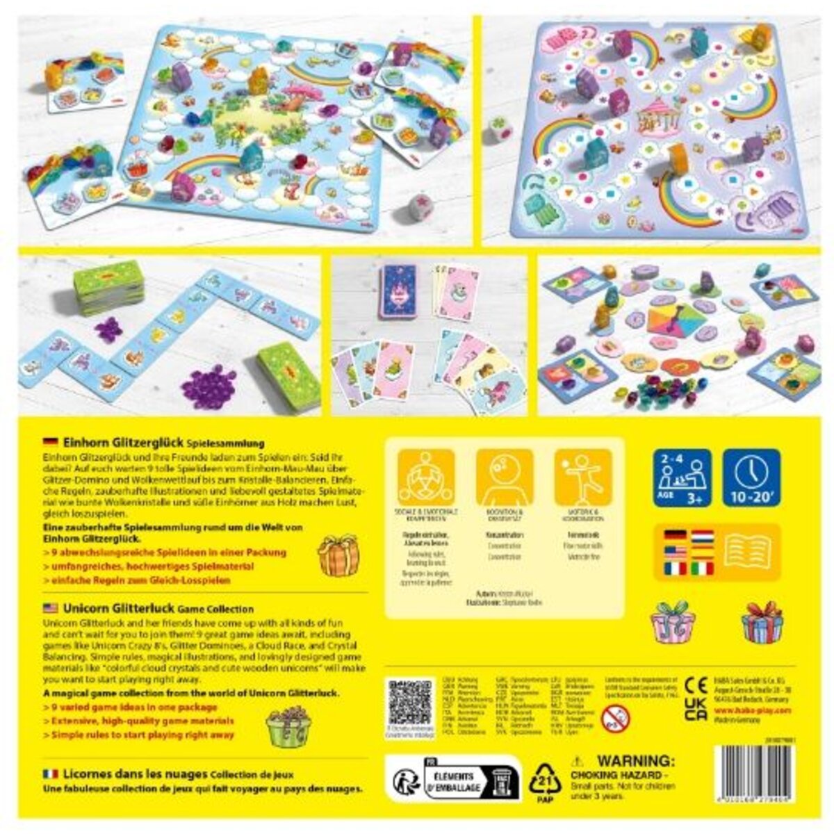 HABA Spielesammlung Einhorn Glitzerglück