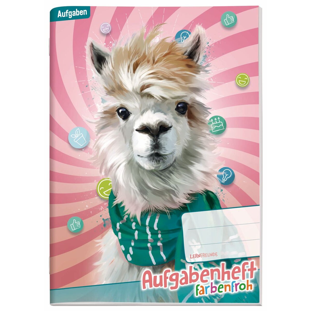 Häfft Verlag Aufgabenheft Farbenfroh mini A6, 1 Schuljahr, 1 Stück, 4-fach sortiert