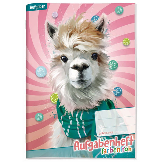 Häfft Verlag Aufgabenheft Farbenfroh mini A6, 1 Schuljahr, 1 Stück, 4-fach sortiert
