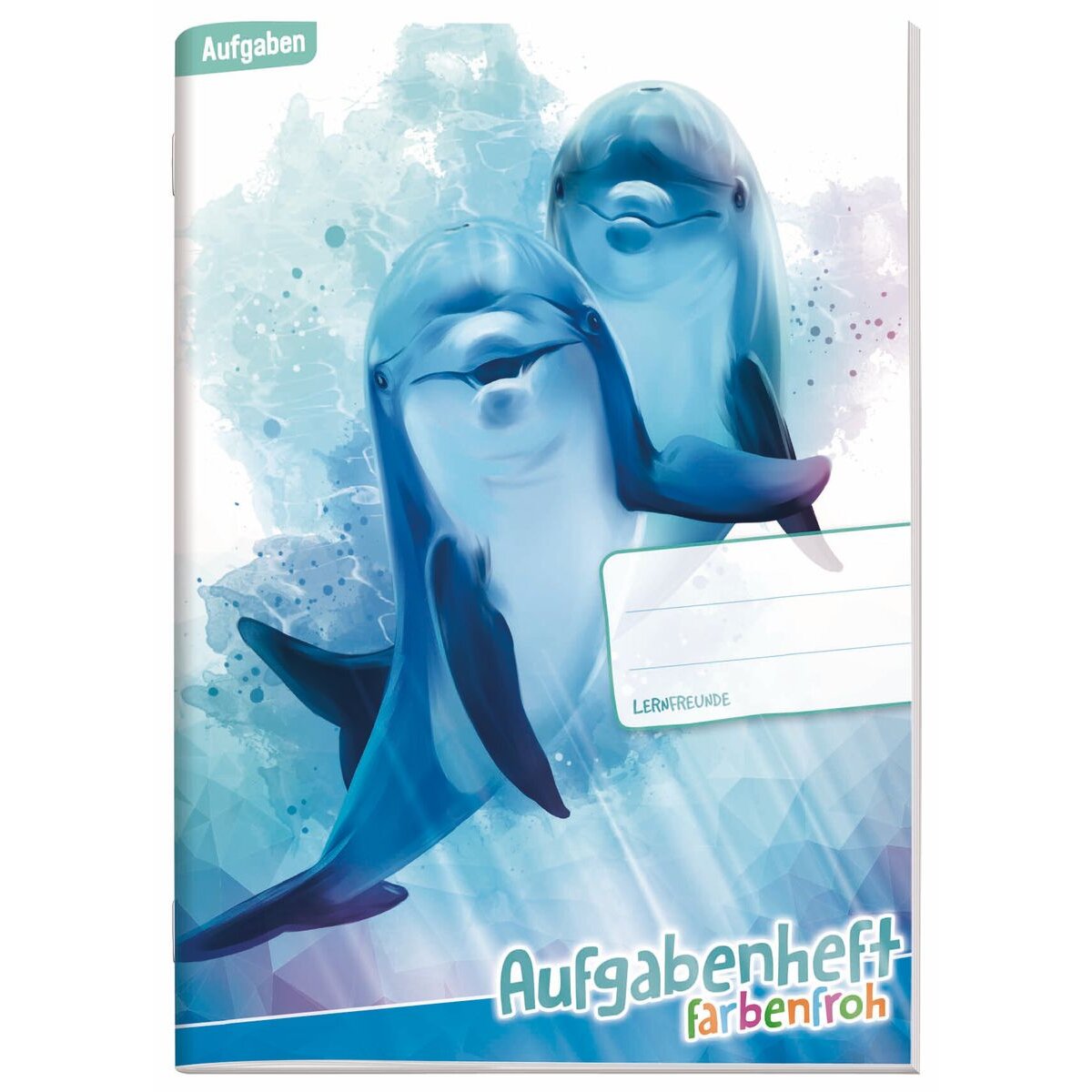 Häfft Verlag Aufgabenheft Farbenfroh mini A6, 1 Schuljahr, 1 Stück, 4-fach sortiert