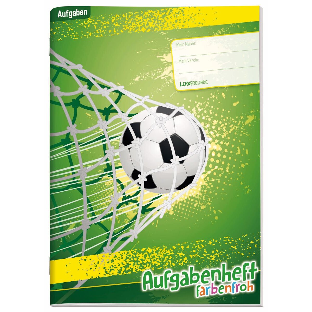 Häfft Verlag Aufgabenheft Farbenfroh mini A6, 1 Schuljahr, 1 Stück, 4-fach sortiert