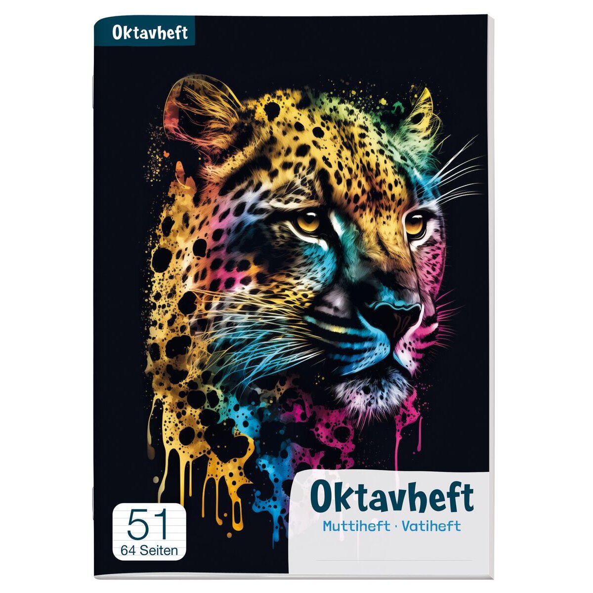 Häfft Verlag Lernfreunde Oktavheft A6  64 S., Lineatur 51, 1 Stück, 7-fach sortiert