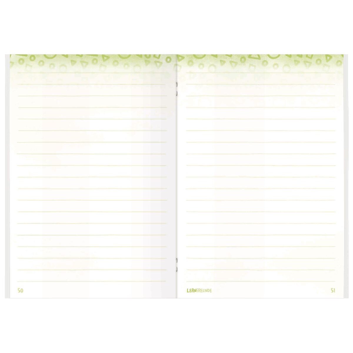 Häfft Verlag Lernfreunde Oktavheft A6  64 S., Lineatur 51, 1 Stück, 7-fach sortiert