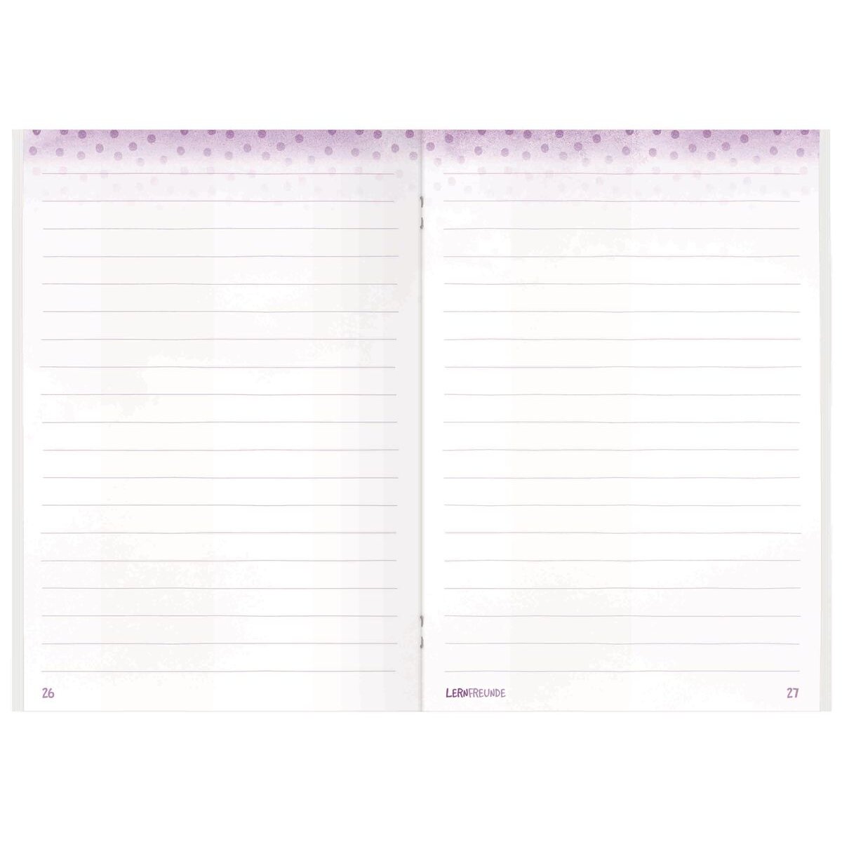 Häfft Verlag Lernfreunde Oktavheft A6  64 S., Lineatur 51, 1 Stück, 7-fach sortiert