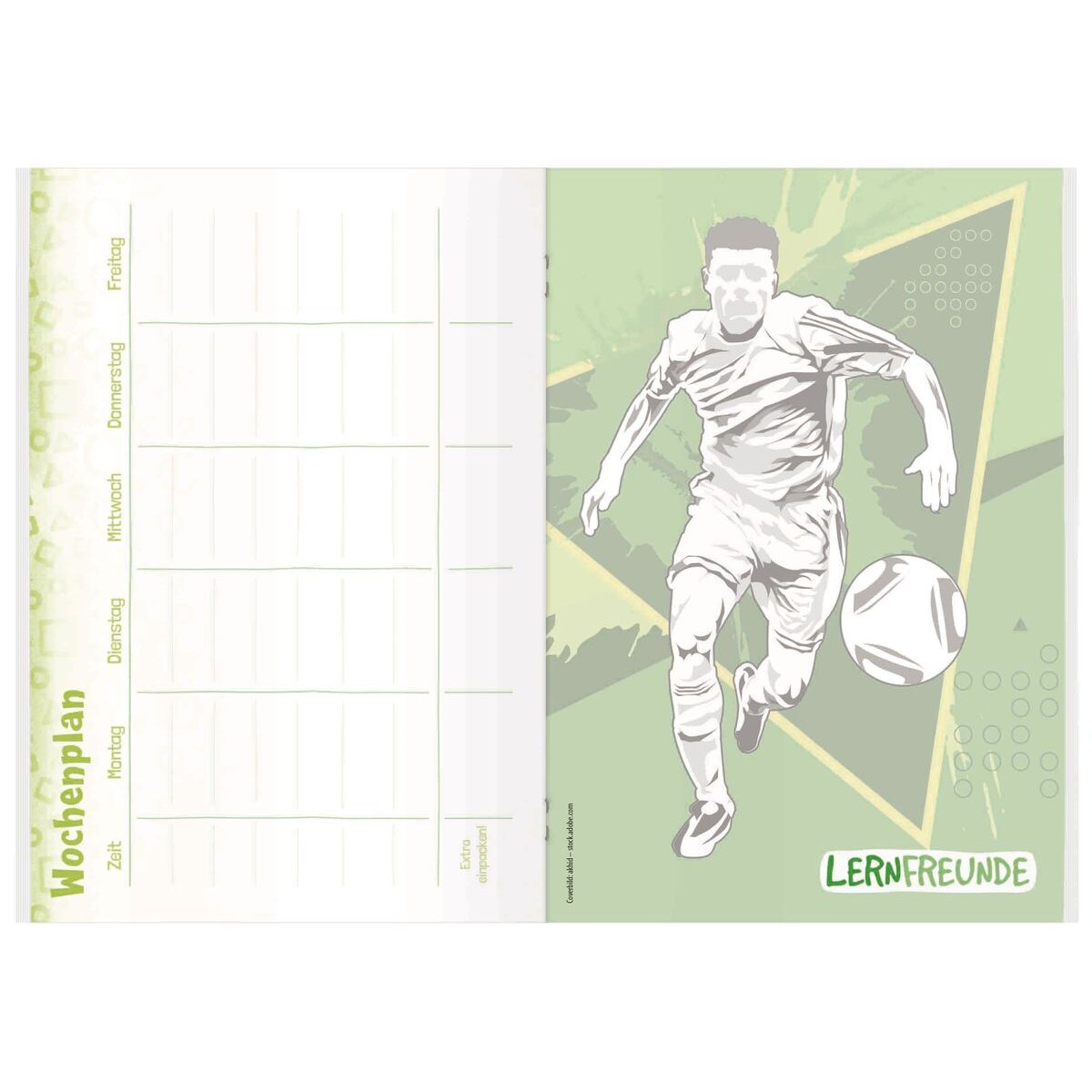 Häfft Verlag Lernfreunde Oktavheft A6  64 S., Lineatur 51, 1 Stück, 7-fach sortiert