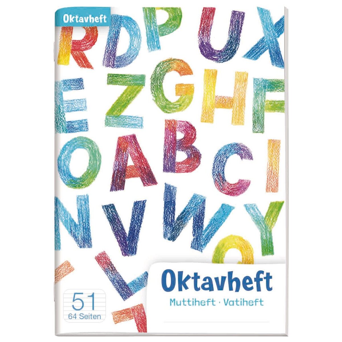 Häfft Verlag Lernfreunde Oktavheft A6  64 S., Lineatur 51, 1 Stück, 7-fach sortiert