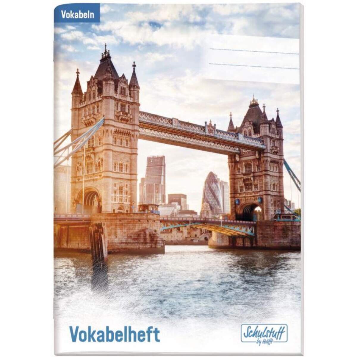 Häfft Verlag Schulstuff Vokabelheft A5, 1 Stück, 4-fach sortiert