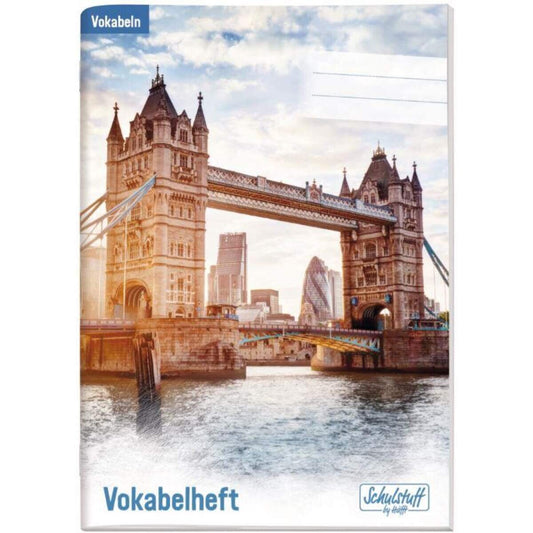 Häfft Verlag Schulstuff Vokabelheft A5, 1 Stück, 4-fach sortiert