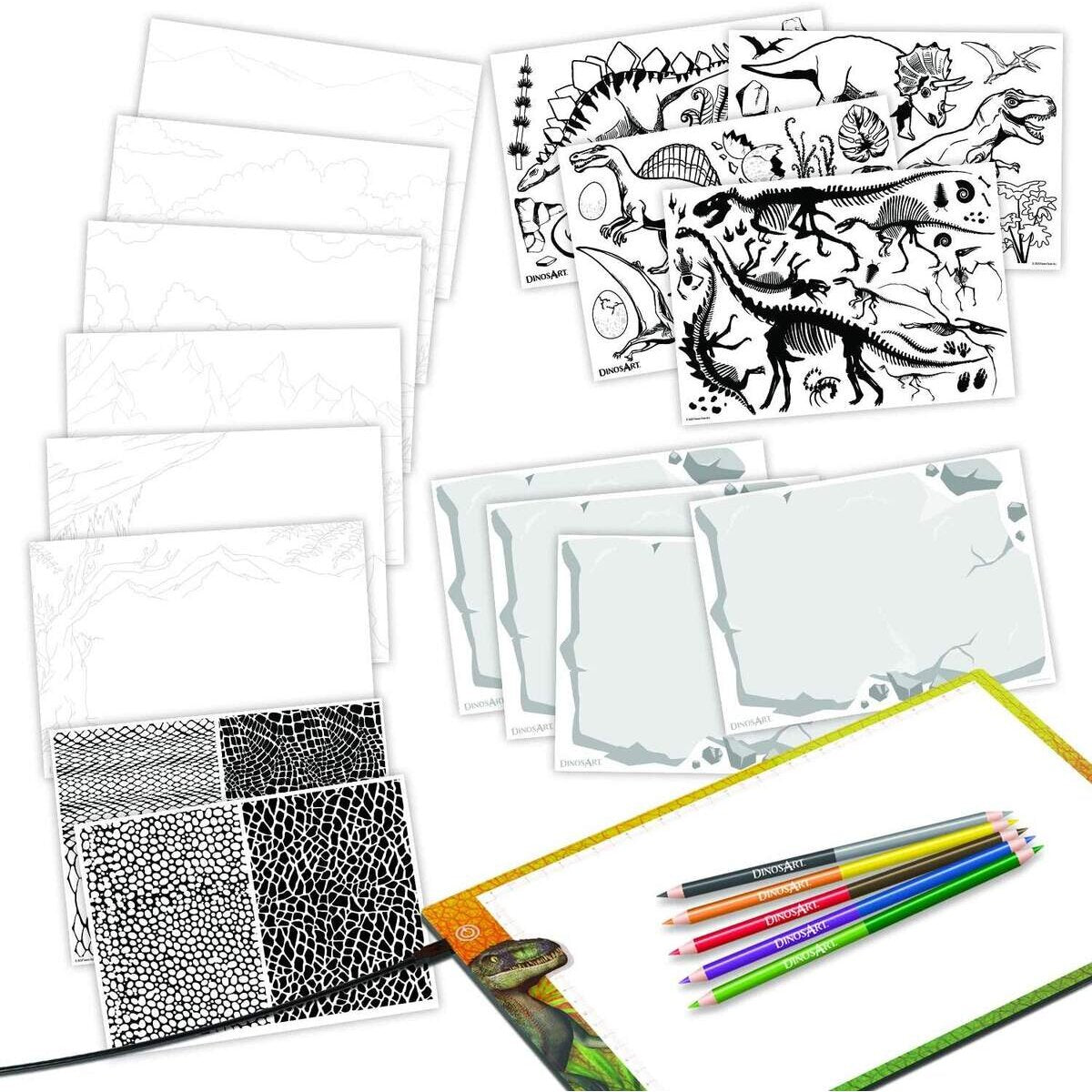 Hape Dinos Art - Dino Leuchtpad zum Nachzeichnen