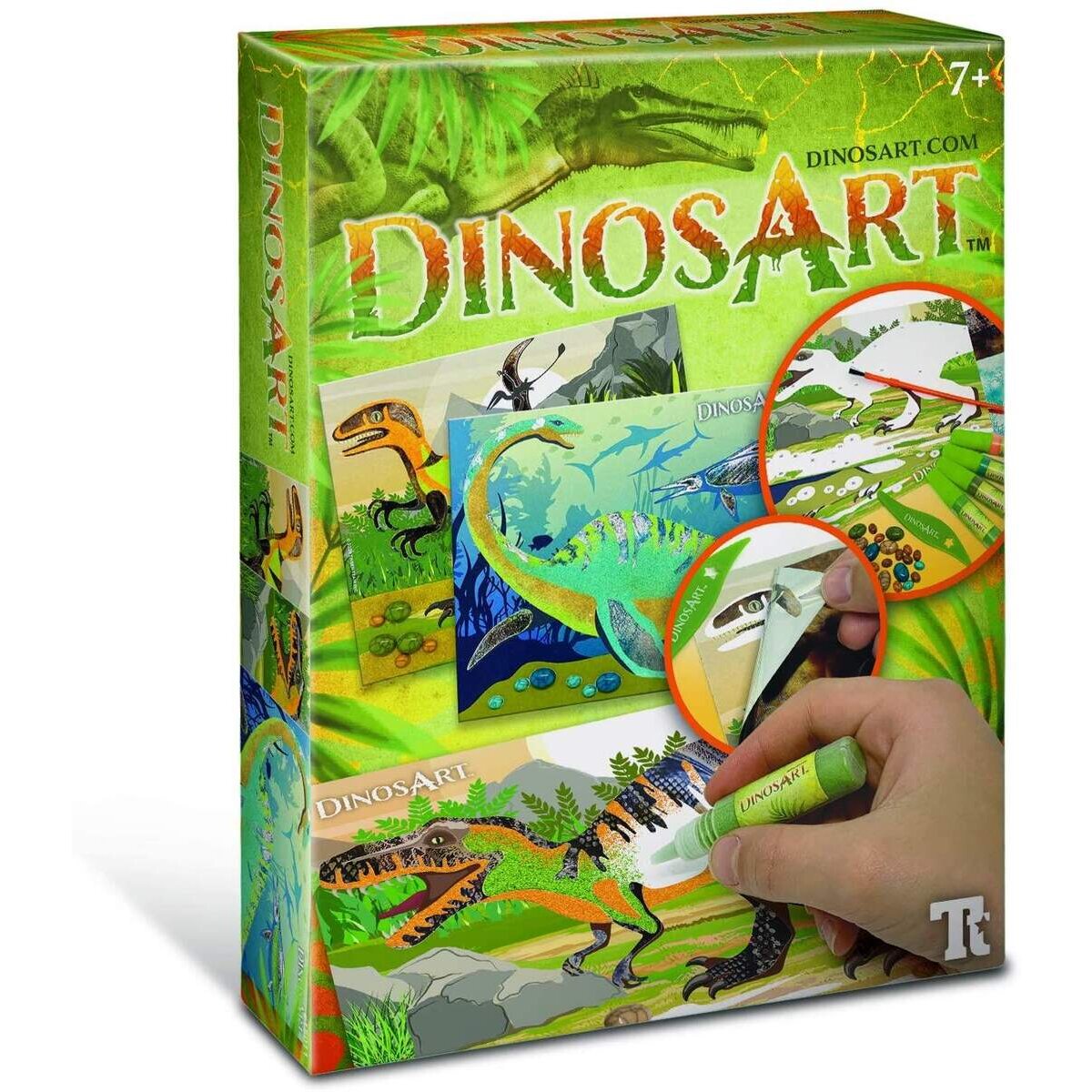 Hape Dinos Art - Dino Sand- und Folienkunst