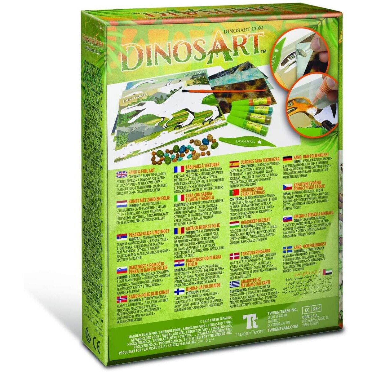 Hape Dinos Art - Dino Sand- und Folienkunst