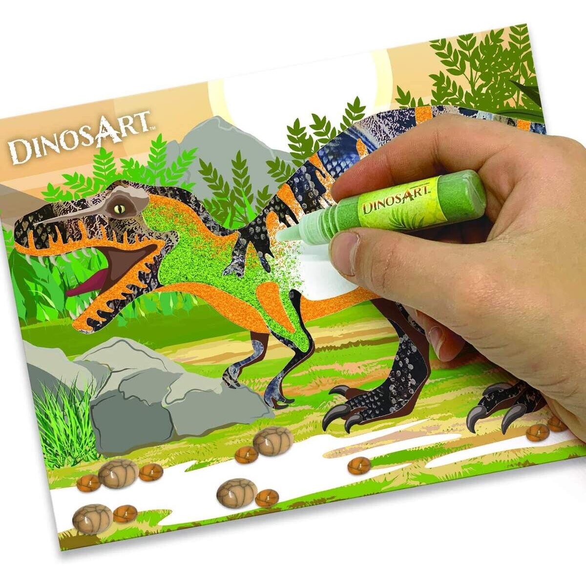 Hape Dinos Art - Dino Sand- und Folienkunst