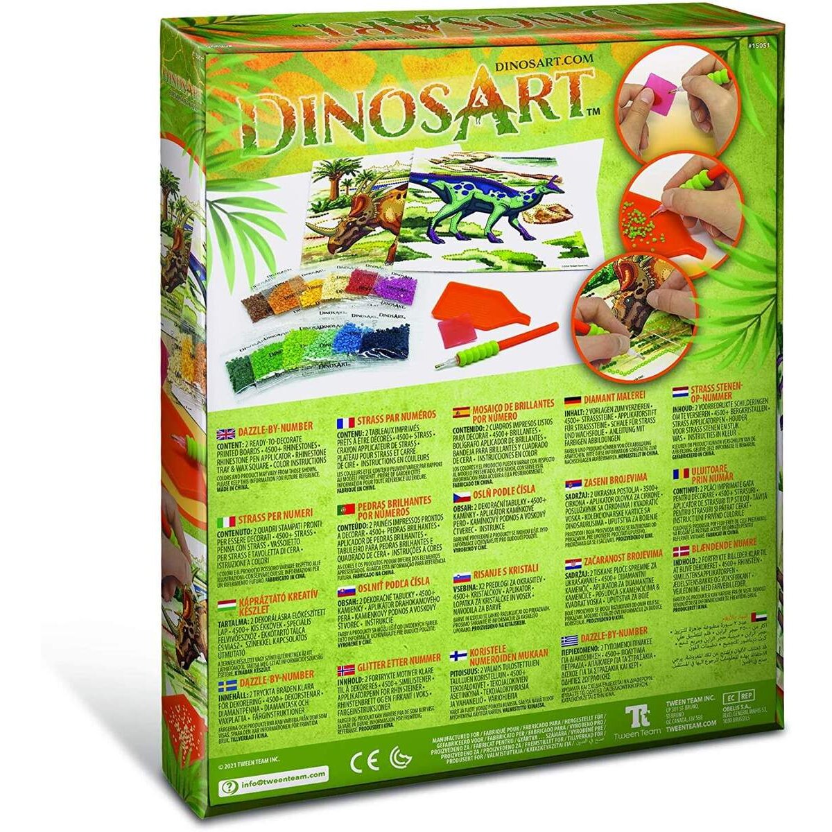 Hape Dinos Art - Dino Steine nach Zahlen