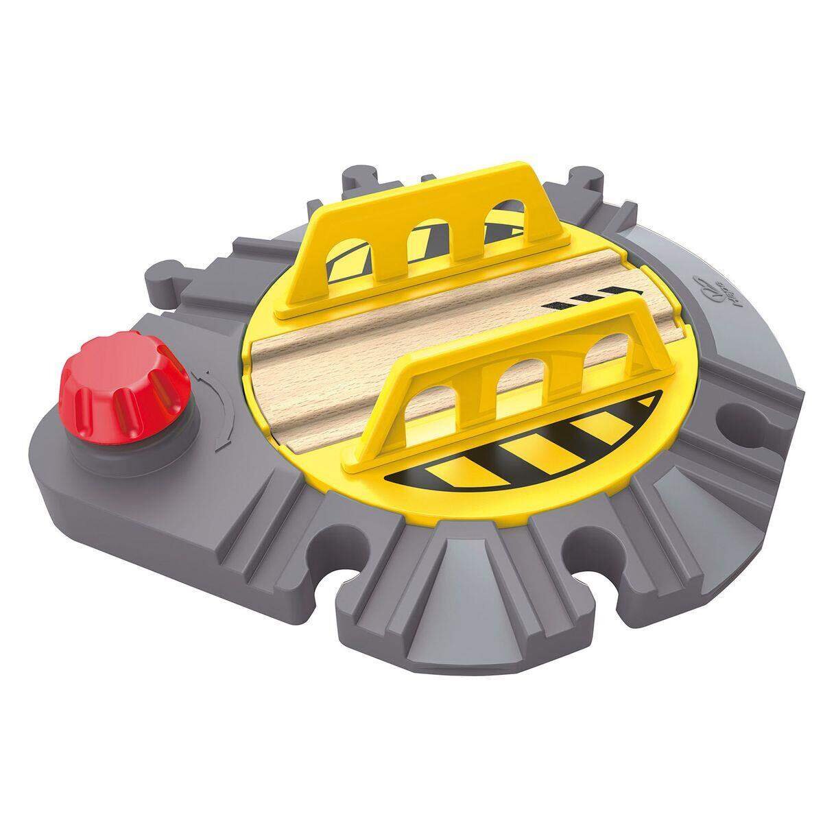 Hape Eisenbahnwelt Verstellbare Schienen-Drehscheibe