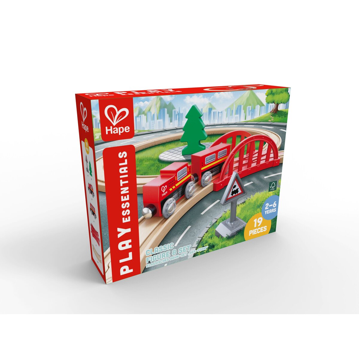 Hape Klassisches Bahn-Set 8er Form