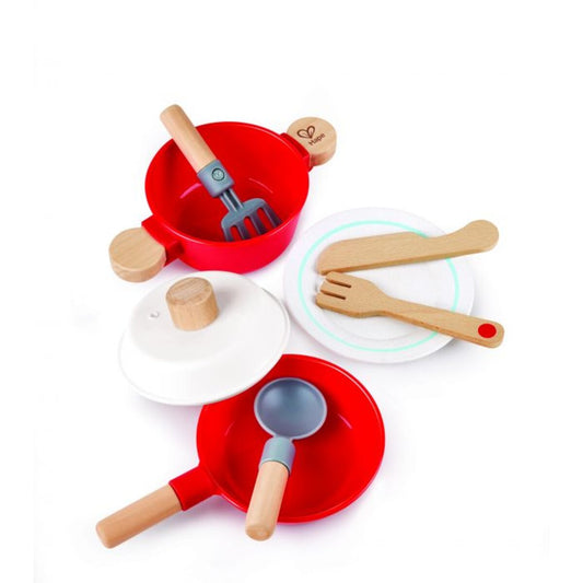 Hape Kleiner Küchenchef Koch & Servierset