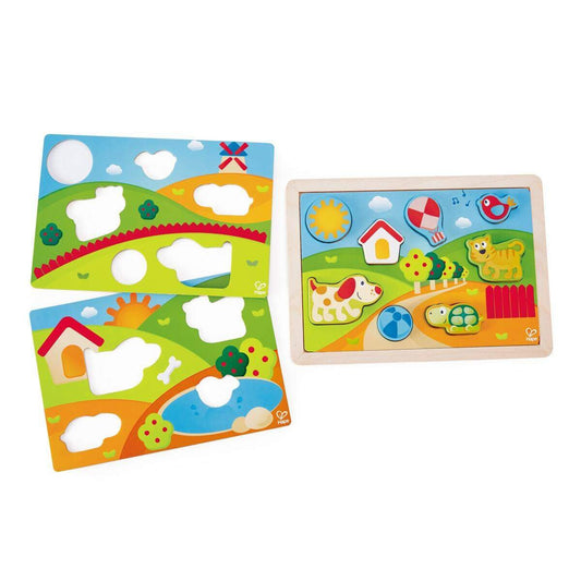 Hape Pepe & Friends Sonnental Puzzle