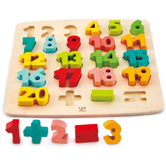 Hape Puzzle mit Zahlen und Rechensymbolen