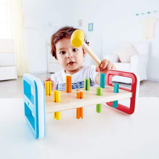 Hape Regenbogen Klopfbank