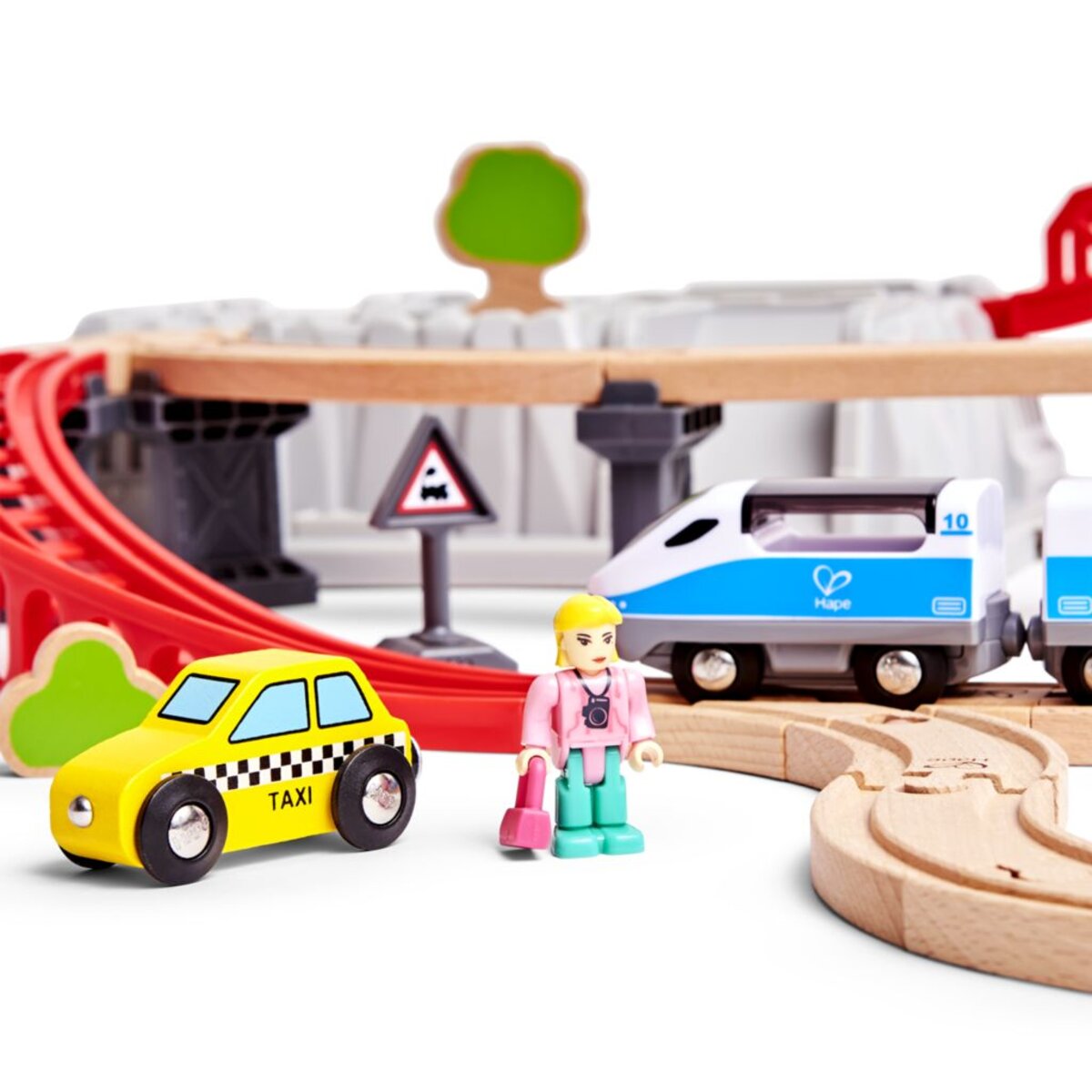 Hape Stadtbahn Set in Aufbewahrungsbox