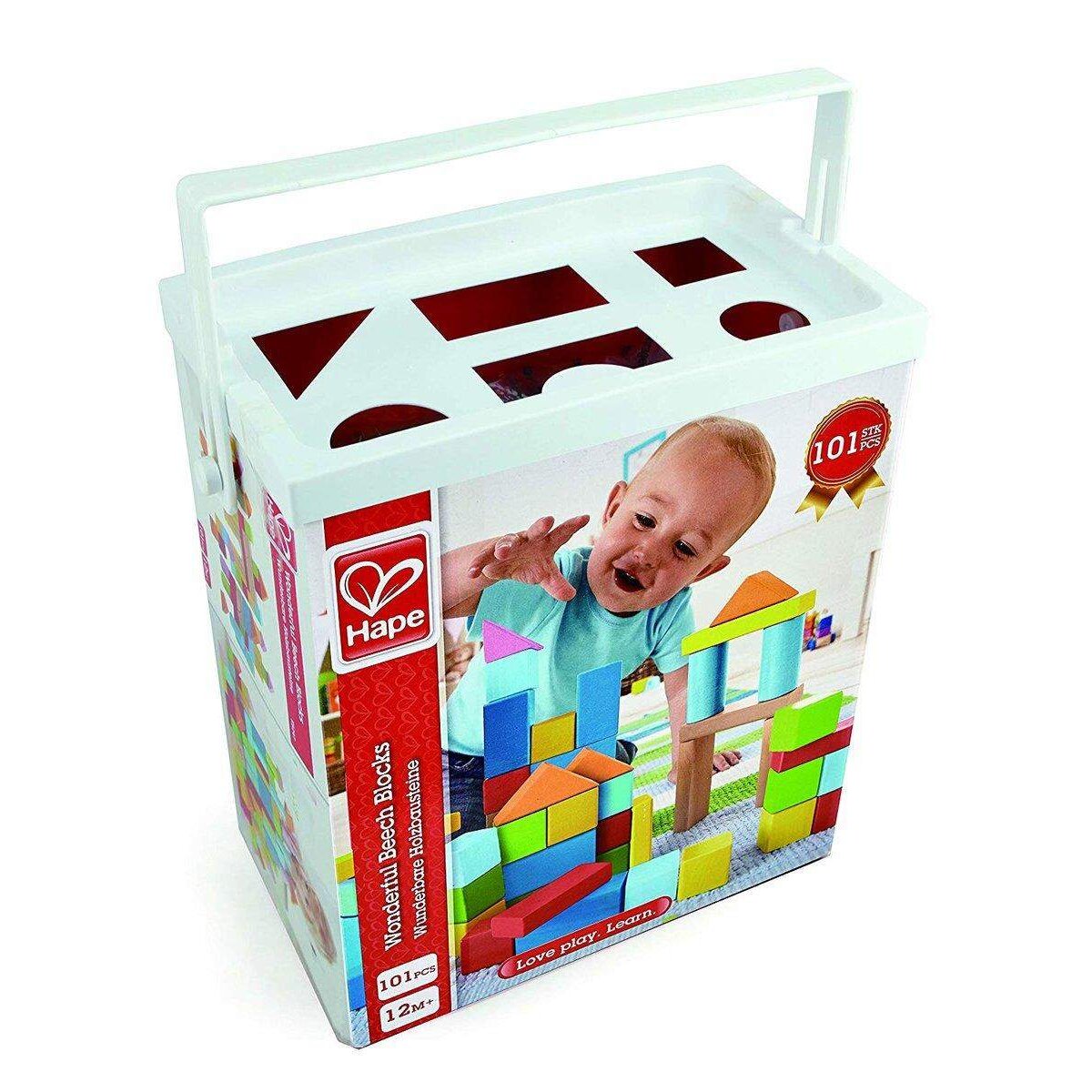 Hape Wunderbare Holzbausteine 101 Teile