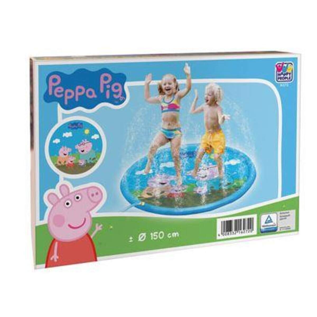 Happy People 16272 Peppa Pig Sprinklermatte Ø1,5m