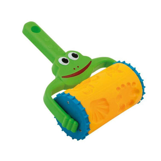 Happy People Sand-Stempelroller mit lustigem Gesicht, sortiert