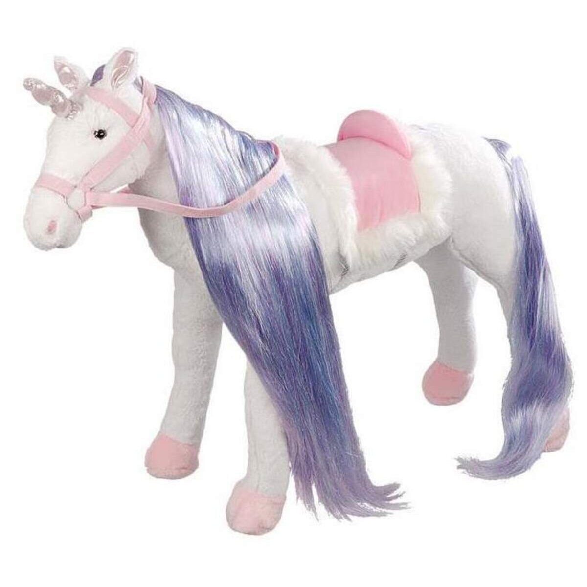 Happy People Stehpferd Einhorn mit Sound, weiß, 50cm