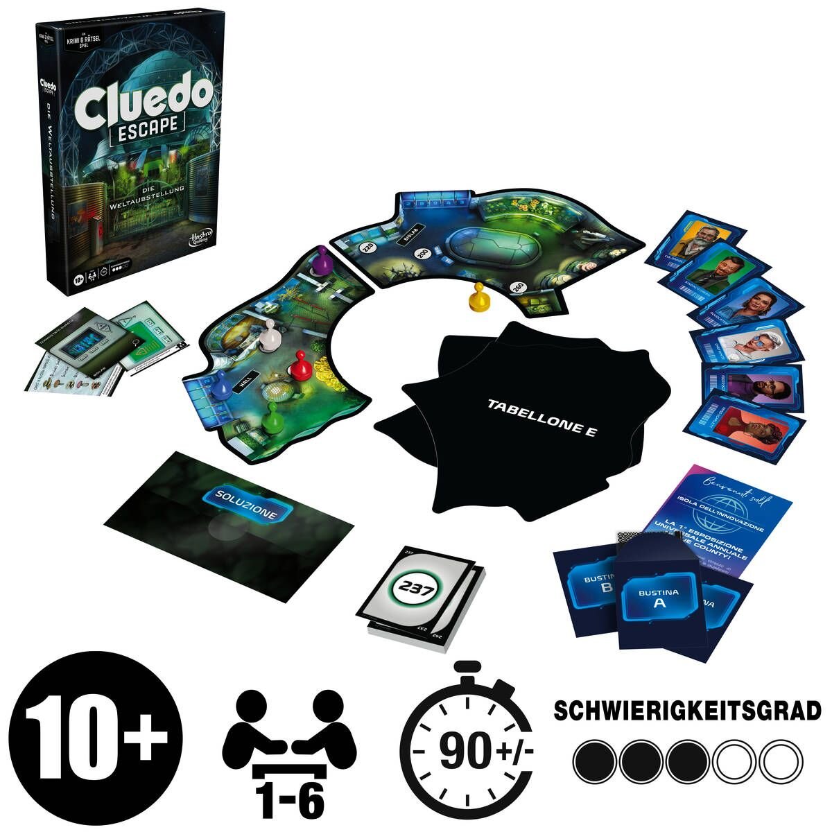 Hasbro Cluedo Escape The Worlds Fair