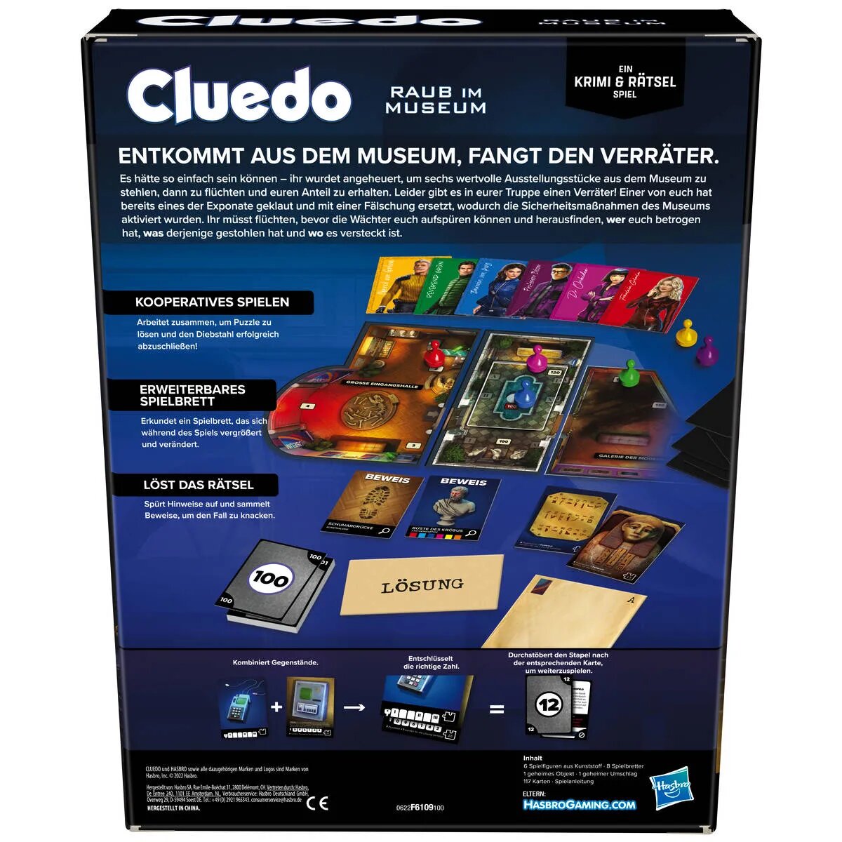 Hasbro Cluedo Raub im Museum