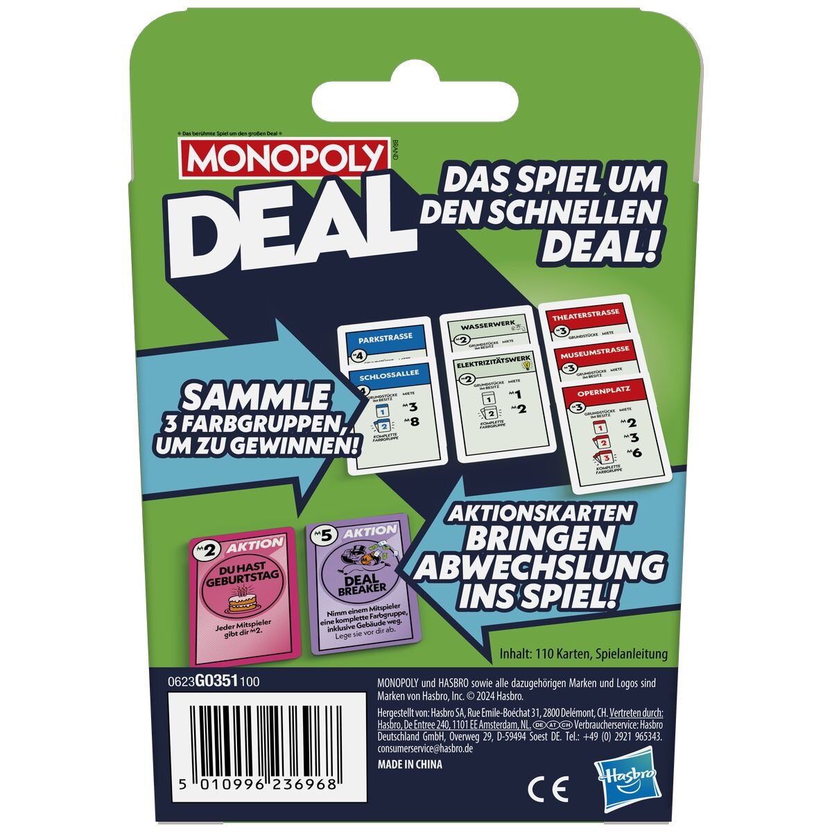 Hasbro Monopoly Deal Kartenspiel
