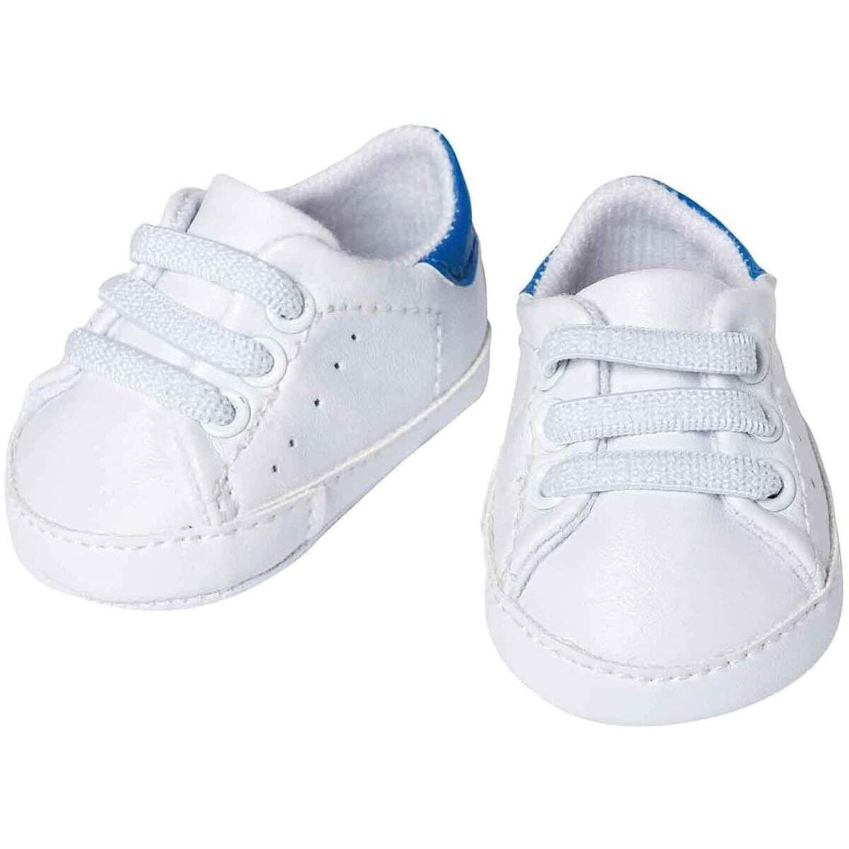 Heless Sneaker für Puppen, in Weiß, Größe 30 – 34 cm, modisches Schuhwerk für den Puppen-Alltag