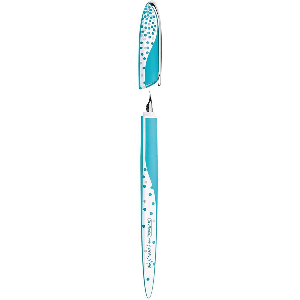 Herlitz Füllhalter Set Py Pen gepunktet Frozen Glam