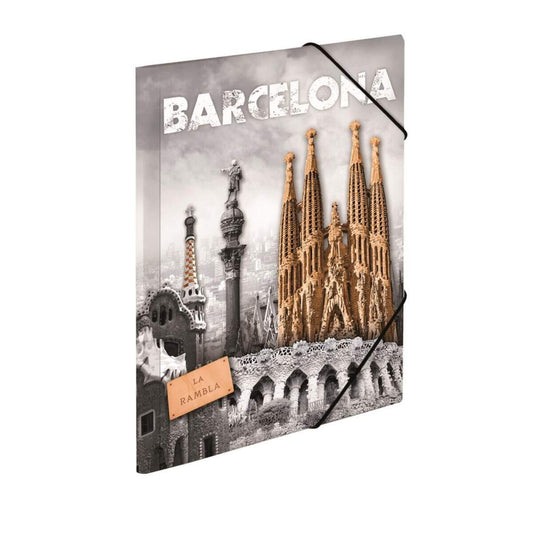 HERMA PP-Sammelmappe mit Gummi-Eckspannern Barcelona