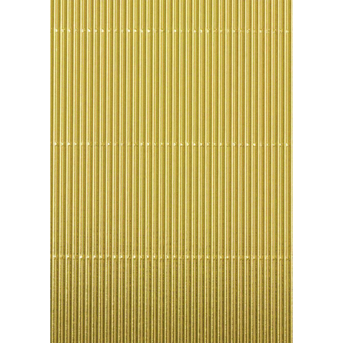 Heyda Bastelwellkarton 50 x 70 cm goldfarben metallic