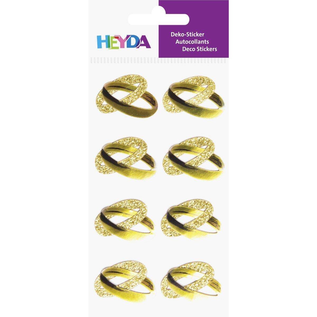 Heyda Stick-On's Mix Ringe gold