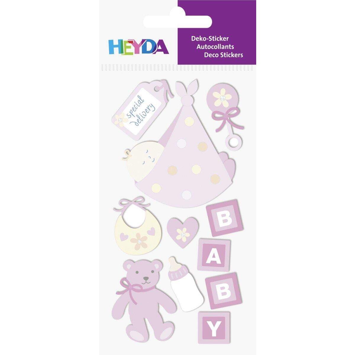 Heyda Sticker Mix-Packung Baby Girl 2