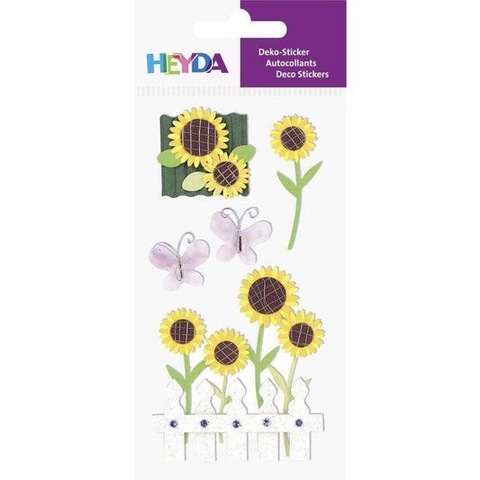 Heyda Sticker Mix-Packung Sonnenblumen