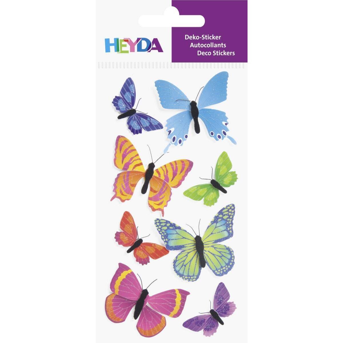 Heyda Sticker Mix Schmetterlinge 2