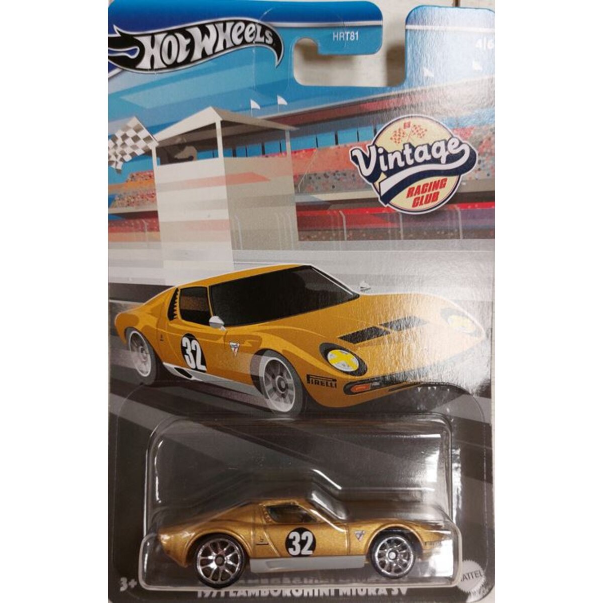 Hot Wheels - Vintage Racing Club - 1971 Lamborghini Miura SV, 1:64