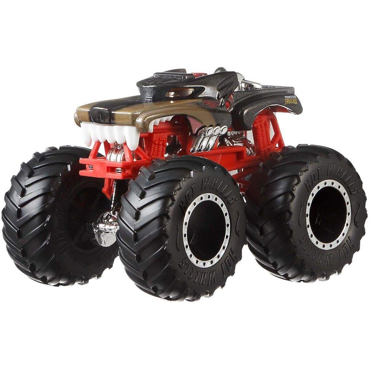 Hot Wheels Wheels Die Cast Sortiment Monster Trucks 1:64, 1 Stück, 4-fach sortiert