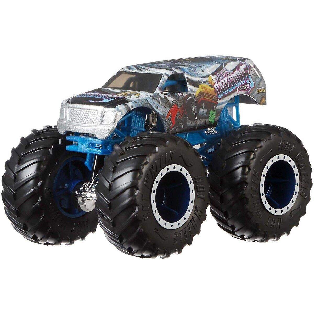 Hot Wheels Wheels Die Cast Sortiment Monster Trucks 1:64, 1 Stück, 4-fach sortiert