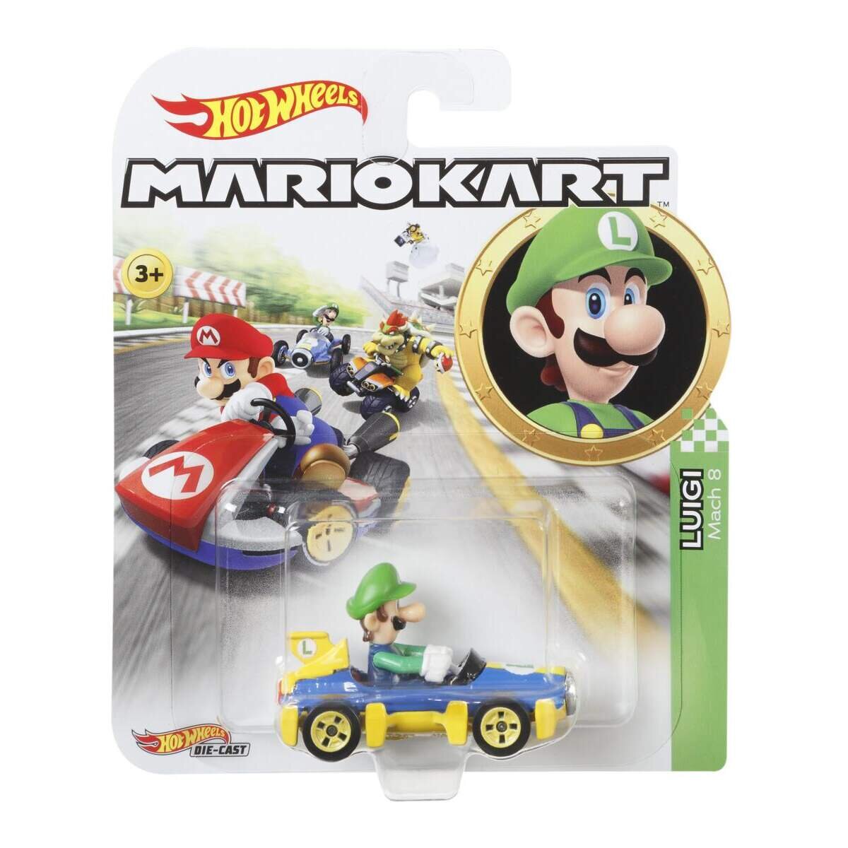 Hot Wheels Mario Kart Replica 1:64 Die Cast, sortiert