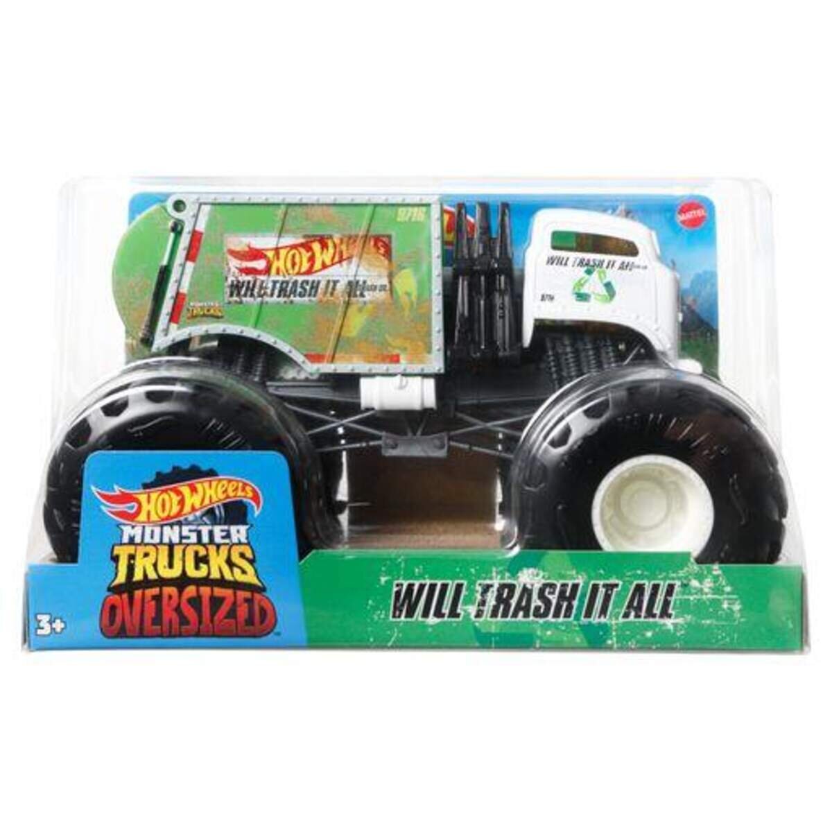 Hot Wheels Monster Trucks Die-Cast 1:24, 1 Stück, sortiert