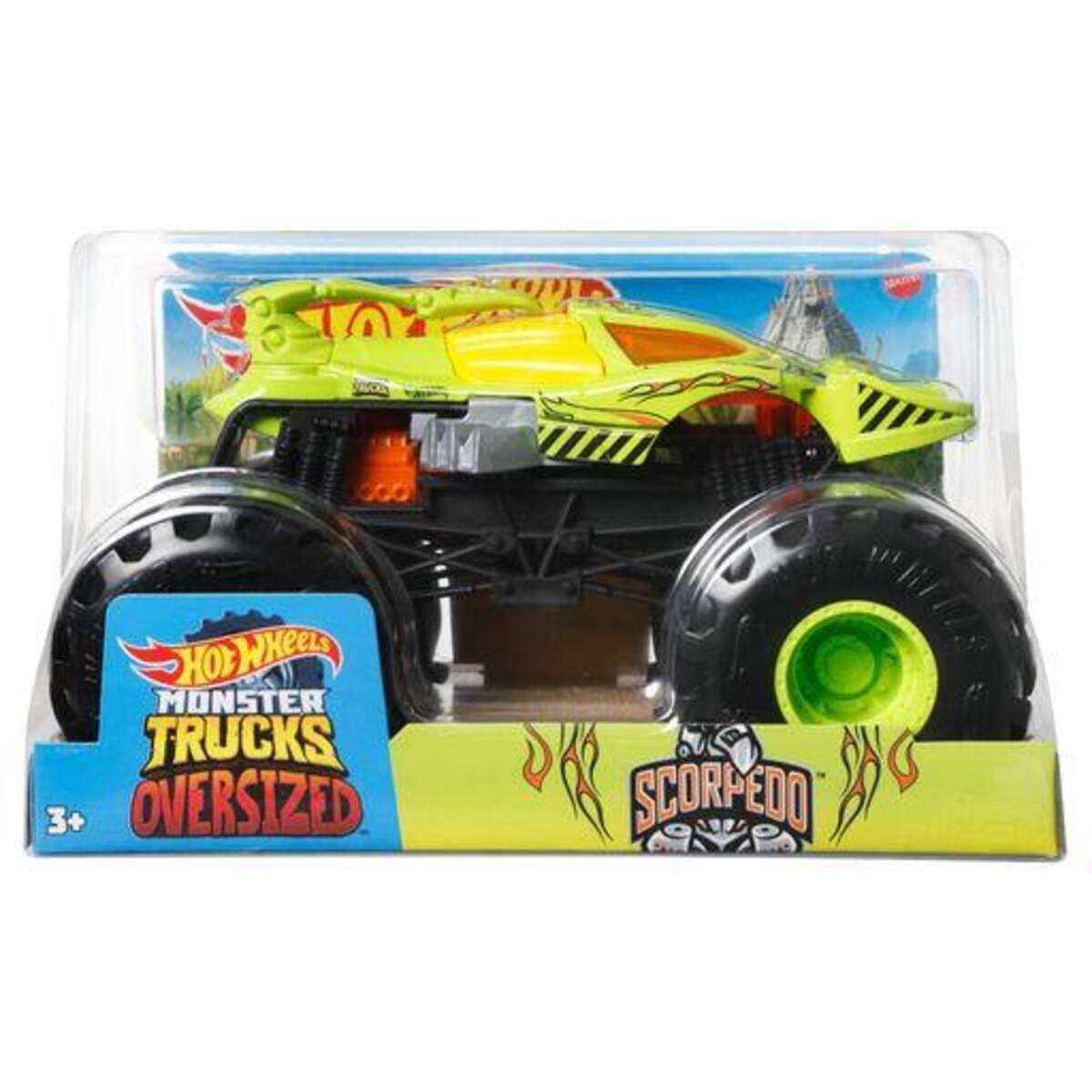 Hot Wheels Monster Trucks Die-Cast 1:24, 1 Stück, sortiert